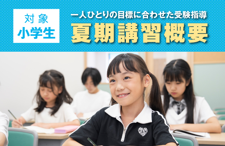 小学生 夏期講習概要